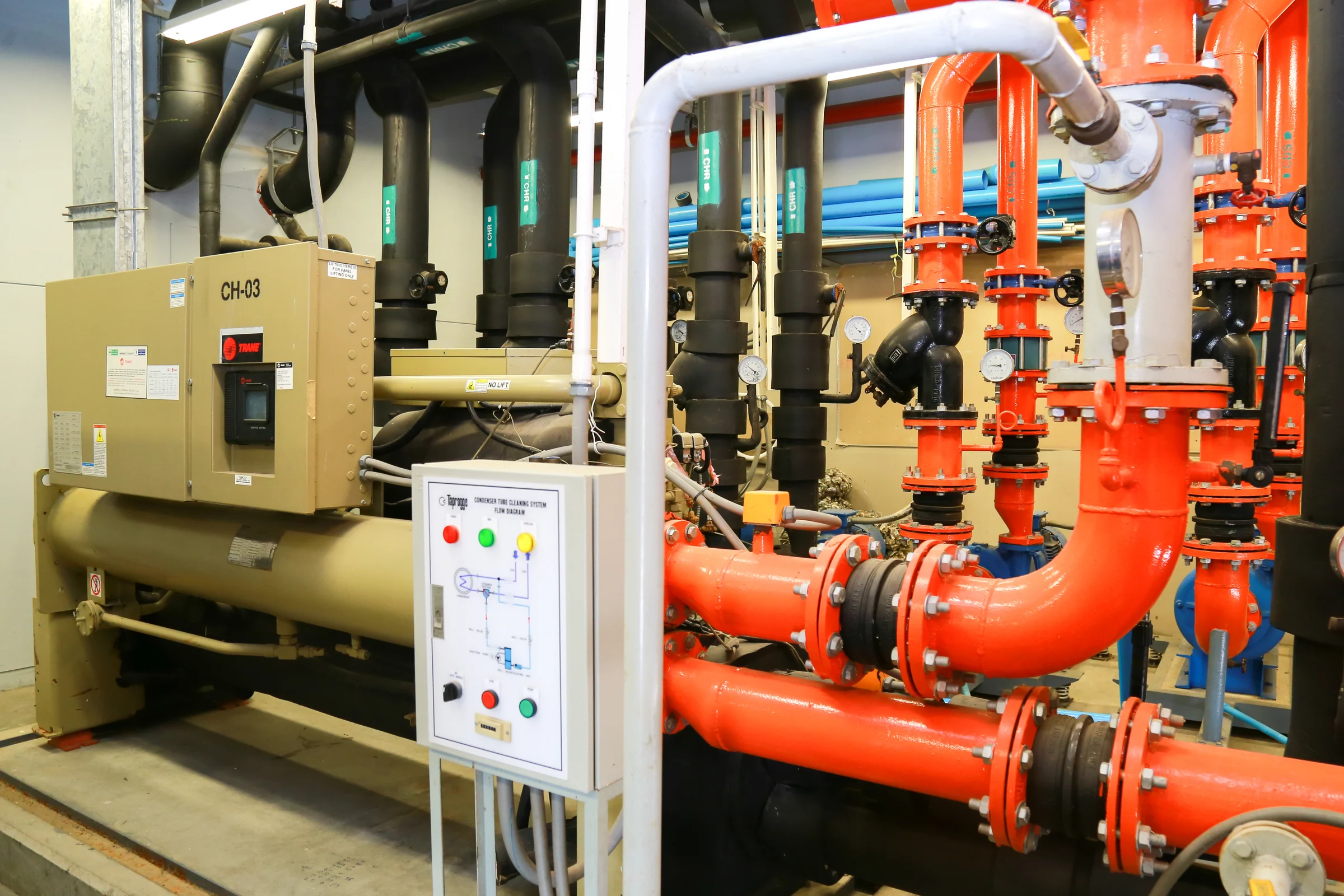 Infraestrutura técnica de edifício corporativo